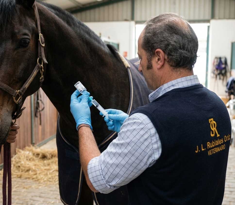 En JRO Veterinario equino atendemos caballos en la zona de  Huelva, Badajoz, Sevilla Cádiz y sur de Portugal c